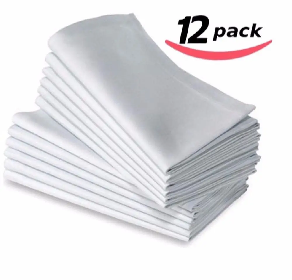 12PC COTTON RESTAURANT DINNER CLOTH LINEN WHITE 50x50cm PREMIUM HOTEL NEW NAPKINS
12PC COTTON RESTAURANT DINNER CLOTH LINEN WHITE 50x50cm PREMIUM HOTEL NEW NAPKINS