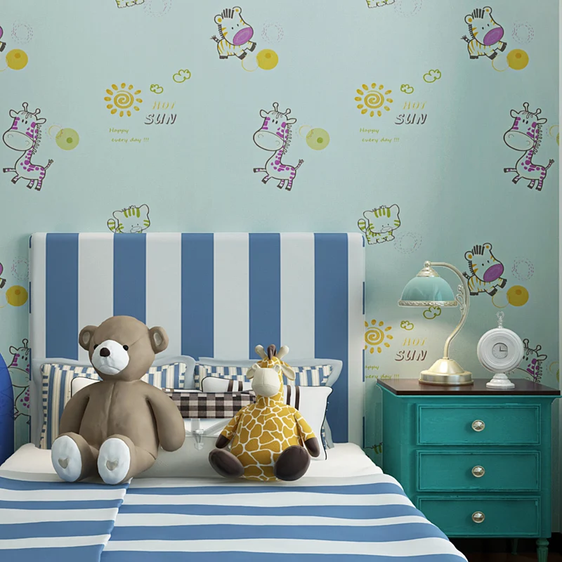 Environmental Children's Room Wallpaper Cute Cartoon Animal Warm Boys And Girls Study Non-woven Wallpaper Bedroom
Environmental Children's Room Wallpaper Cute Cartoon Animal Warm Boys And Girls Study Non-woven Wallpaper Bedroom