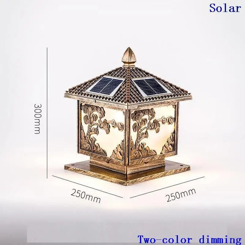 Iluminador Gate Garden Lampione Da Giardino светодиодный солнечный Точечный светильник напольный ing