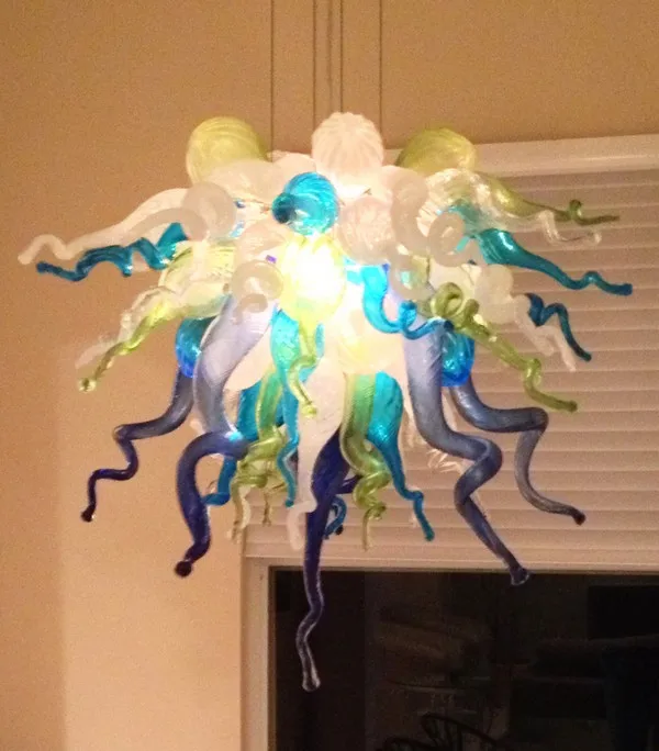 Hot-selling Contemporary Home Decoration Lighting Hand Blown Glass LED Art Deco Chandelier
Hot-selling Contemporary Home Decoration Lighting Hand Blown Glass LED Art Deco Chandelier