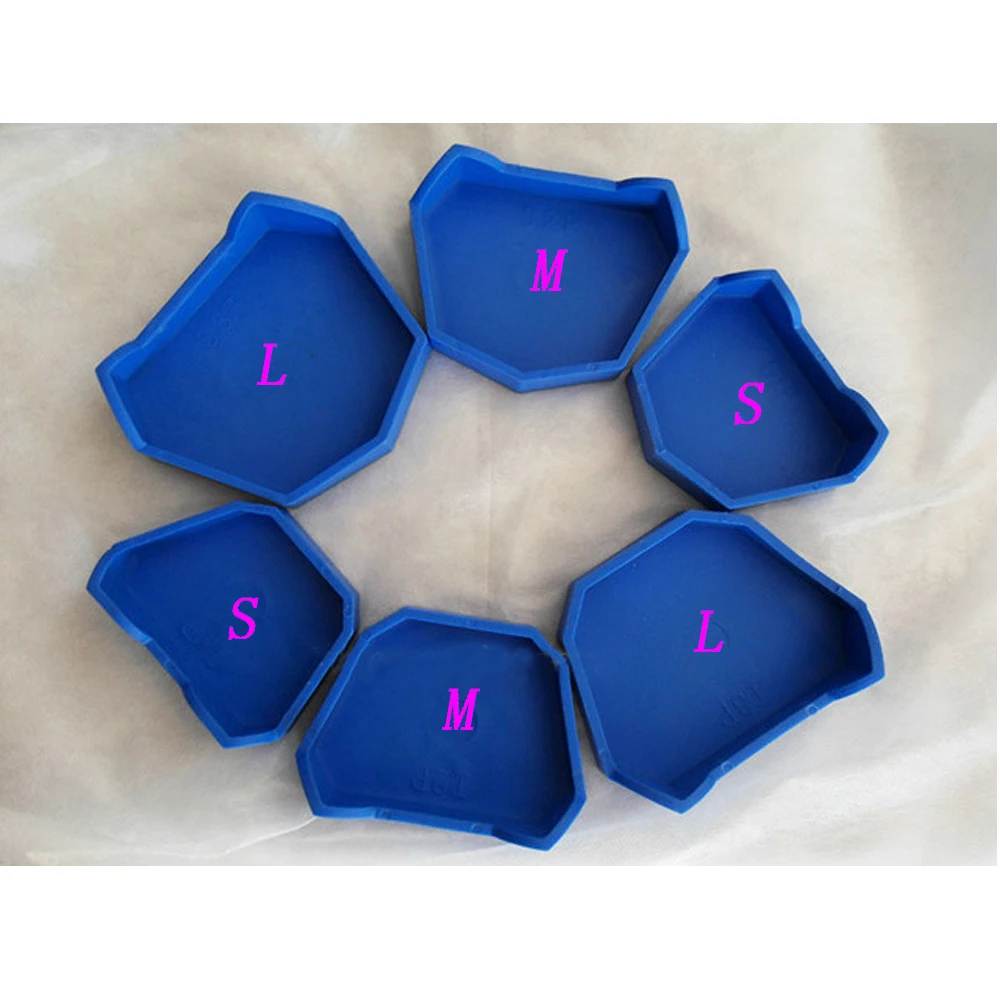 1 pair NEW Silicone Tray Base Dental Lab Plaster Teeth Model Former Base Molds Size S M L
1 pair NEW Silicone Tray Base Dental Lab Plaster Teeth Model Former Base Molds Size S M L