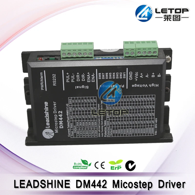Совершенно новый! 2-фазный Драйвер шагового двигателя Leadshine DM442, цифровой драйвер для микрошагового двигателя DM442 (40 В постоянного тока 4,2 а)
Совершенно новый! 2-фазный Драйвер шагового двигателя Leadshine DM442, цифровой драйвер для микрошагового двигателя DM442 (40 В постоянного тока 4,2 а)