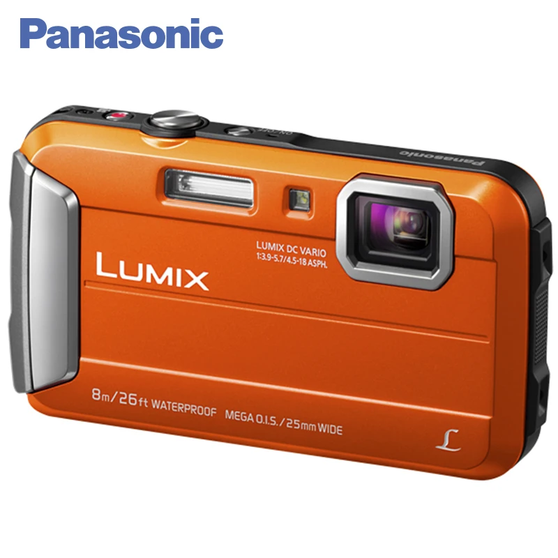 Цифровая фотокамера Panasonic LUMIX DMC FT30EE D оранжевый|video in|video recordersvideos hd |