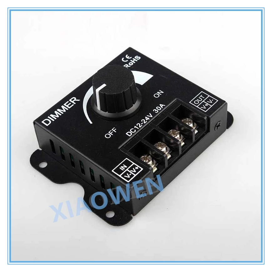 LED Dimmer DC 12V 24V 30A 360W Adjustable Brightness Lamp Bulb Strip Driver Single Color Light Power Supply Controller 5050 3528
LED Dimmer DC 12V 24V 30A 360W Adjustable Brightness Lamp Bulb Strip Driver Single Color Light Power Supply Controller 5050 3528