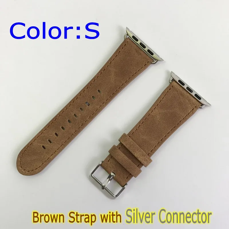 Classic Crazy Horse Leather Strap for Apple Watch SE Band Series 6 5 4 3 2 Brown Bracelet for iWatch 40mm 44mm 38mm 42mm Belt
Classic Crazy Horse Leather Strap for Apple Watch SE Band Series 6 5 4 3 2 Brown Bracelet for iWatch 40mm 44mm 38mm 42mm Belt