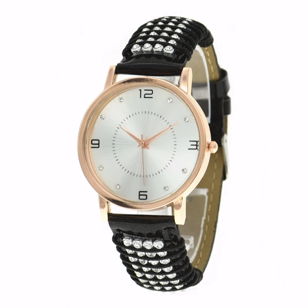 high New Cretaive Fashion Women Rose Gold Watches Hot Sale Men Rhinestone Band Watch Popular Women Leather Analog Quartz Watches
high New Cretaive Fashion Women Rose Gold Watches Hot Sale Men Rhinestone Band Watch Popular Women Leather Analog Quartz Watches