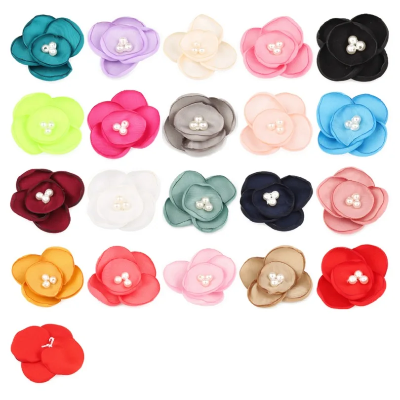 10pcs/lot 5cm Chiffon Pearls Hair Clips Petals Burn Edge Fabric Hair Flowers For Wholesale Girls Hair Accessories Headbands DIY
10pcs/lot 5cm Chiffon Pearls Hair Clips Petals Burn Edge Fabric Hair Flowers For Wholesale Girls Hair Accessories Headbands DIY