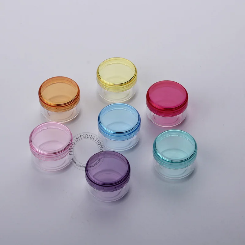100pcs/lot 5g Small Plastic Jar Sample Containers 5 Gram Empty Cosmetic Packaging Pot For Nail Art Split charging Container
100pcs/lot 5g Small Plastic Jar Sample Containers 5 Gram Empty Cosmetic Packaging Pot For Nail Art Split charging Container