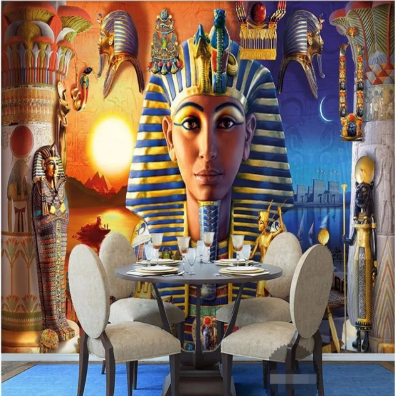 Beibehang Custom 3D Wallpaper Decorative Background Wall Modern Egyptian Culture Ancient Civilization Art Wallpaper murals
Beibehang Custom 3D Wallpaper Decorative Background Wall Modern Egyptian Culture Ancient Civilization Art Wallpaper murals