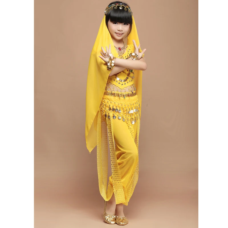 New Kids Belly Dance Costume Childr Indian Dancing Girl's Performance Clothing Children wear 1SET=4PCS
New Kids Belly Dance Costume Childr Indian Dancing Girl's Performance Clothing Children wear 1SET=4PCS