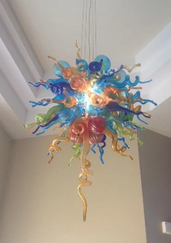 Modern New Design Home Decoration LED Light Source Dale Style Blown Glass Chandelier
Modern New Design Home Decoration LED Light Source Dale Style Blown Glass Chandelier