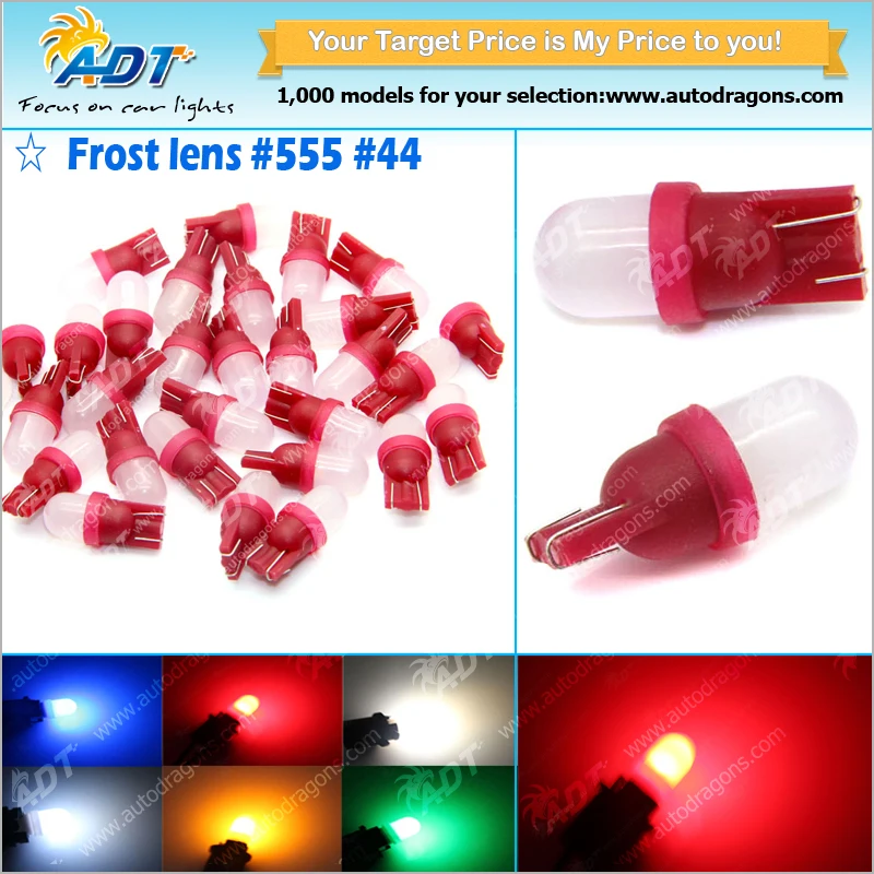100 pc #555 194 T10 #44 #47 Ba9s pinball led Frosted Pinball Led non ghosting pinball
100 pc #555 194 T10 #44 #47 Ba9s pinball led Frosted Pinball Led non ghosting pinball