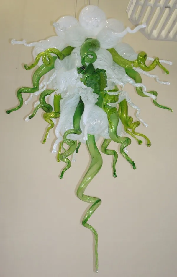 AC 110/120/220/240V Hand Blown Murano Glass LED Green and White Luxury Crystal Chandeliers Droplight Lighting Fixtures
AC 110/120/220/240V Hand Blown Murano Glass LED Green and White Luxury Crystal Chandeliers Droplight Lighting Fixtures