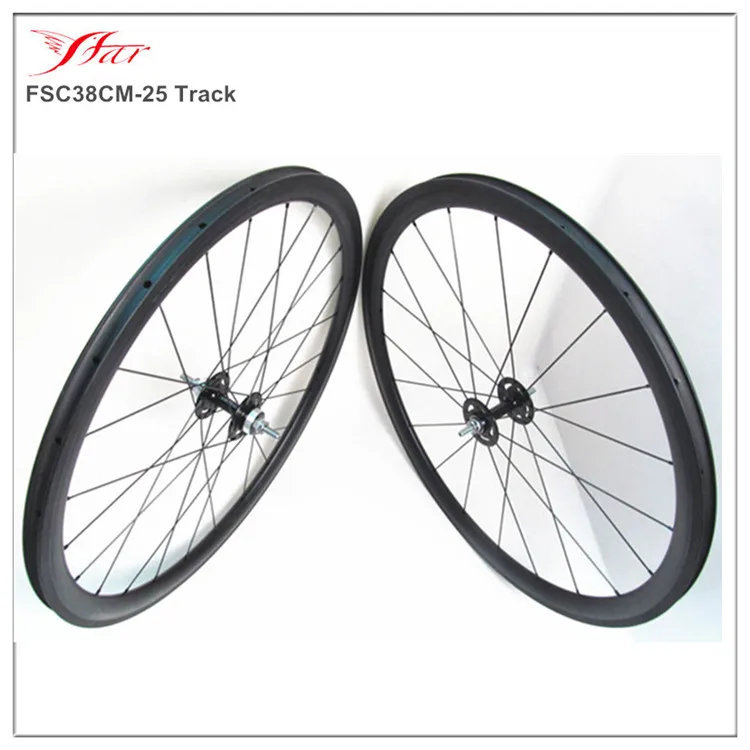 Hot selling !! 700C Toray carbon fiber track wheels 38mm 25mm carbon fixed gear wheels 20H 24H with Novatec track hub
Hot selling !! 700C Toray carbon fiber track wheels 38mm 25mm carbon fixed gear wheels 20H 24H with Novatec track hub