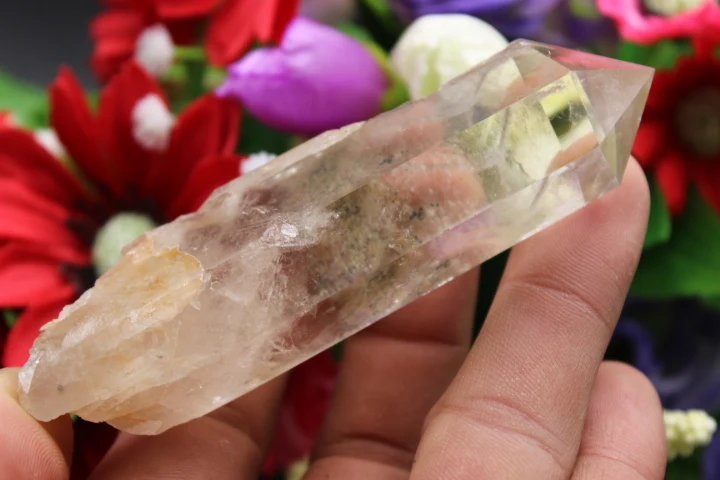 Натуральный кварцевый кристалл белый фотоэлемент для лечения | Дом и сад