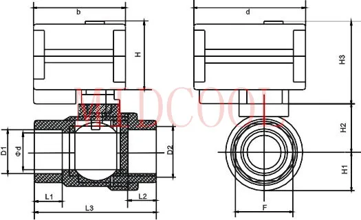 CWX-25S Stainless steel Motorized Ball Valve 3/4" DN20 Water control Angle valve DC12V 2 way wires CR-02
CWX-25S Stainless steel Motorized Ball Valve 3/4" DN20 Water control Angle valve DC12V 2 way wires CR-02