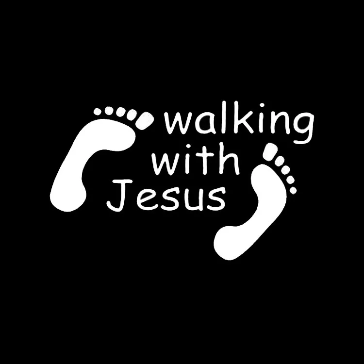 15.2*9.2CM WALKING WITH JESUS Feet Fun Car Sticker Car Windshield Decals Decorative Accessories Black/Silver C4-0223
15.2*9.2CM WALKING WITH JESUS Feet Fun Car Sticker Car Windshield Decals Decorative Accessories Black/Silver C4-0223
