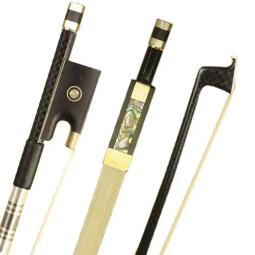 1 Pc High Quality New Light Carbon Fiber 4/4 Violin Bow Nickel Silver Parts AAA Mongolia White Bow Hair Horsetail Accessories
1 Pc High Quality New Light Carbon Fiber 4/4 Violin Bow Nickel Silver Parts AAA Mongolia White Bow Hair Horsetail Accessories