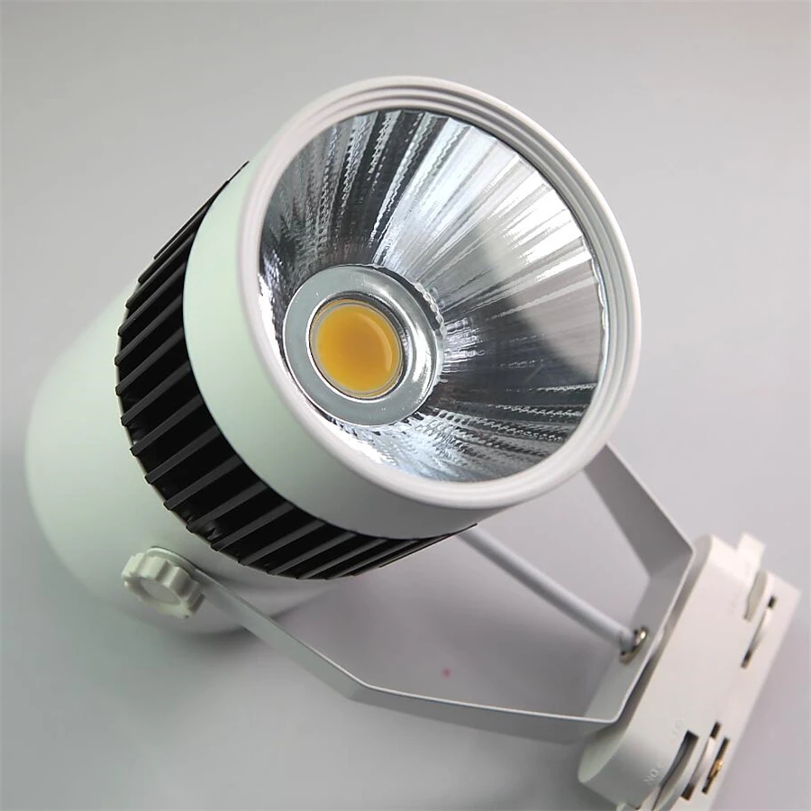 Светодиодная дорожка 30 Вт COB Rail Lights Spotlight Equal 300 галогенная лампа 45mil 110 в 120 220 230 240 В