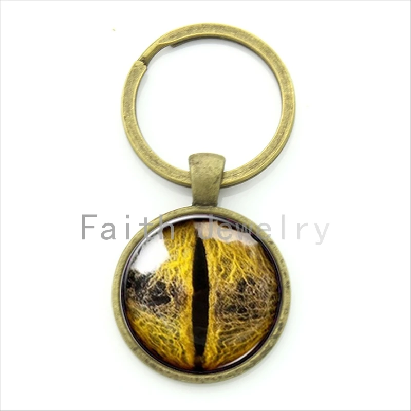TAFREE Unique interesting dragon eye key chain holder steampunk animal golden yellow eyes keychain snake eye ball jewelry KC592
TAFREE Unique interesting dragon eye key chain holder steampunk animal golden yellow eyes keychain snake eye ball jewelry KC592