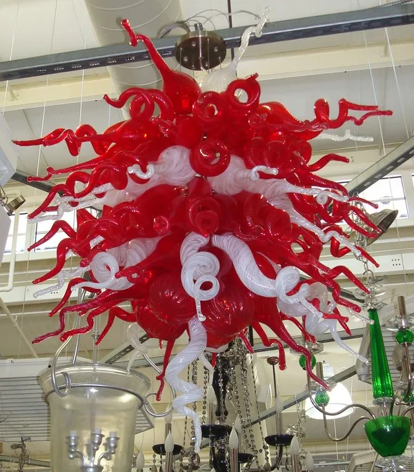 Free Shipping White and Red Colored Murano Glass Shade Custom Made Style Hotel Lobby Chandelier
Free Shipping White and Red Colored Murano Glass Shade Custom Made Style Hotel Lobby Chandelier