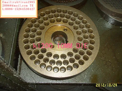 10mm die of KL200 series pellet machine, 6mm die for make wood pellet and feed pellet
10mm die of KL200 series pellet machine, 6mm die for make wood pellet and feed pellet