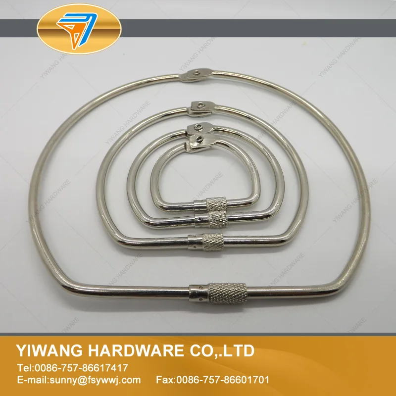 Wholesale good quality Newest Attractive Threaded Binder Ring D shape book ring with a screws 10pcs per set
Wholesale good quality Newest Attractive Threaded Binder Ring D shape book ring with a screws 10pcs per set