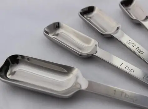 New Arrive 6 pcs/set Narrow Stainless Steel Measuring Spoons Good for scooping into jars Chef Quality Commercial Durability
New Arrive 6 pcs/set Narrow Stainless Steel Measuring Spoons Good for scooping into jars Chef Quality Commercial Durability