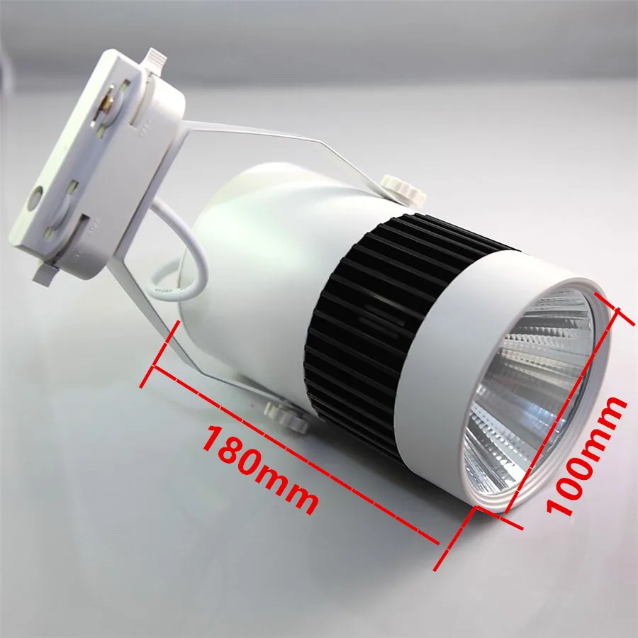 Светодиодная дорожка 30 Вт COB Rail Lights Spotlight Equal 300 галогенная лампа 45mil 110 в 120 220 230 240 В