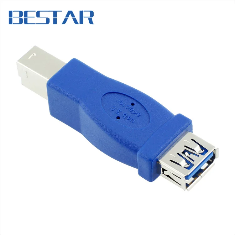 USB 3.0 Type A Female to Type B Male Plug Connector Adapter USB3.0 Converter Adaptor AF to BM
USB 3.0 Type A Female to Type B Male Plug Connector Adapter USB3.0 Converter Adaptor AF to BM