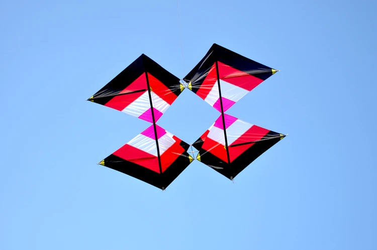 Дельта папалот треугольный воздушный змей Летающий windsock одна линия воздушные
