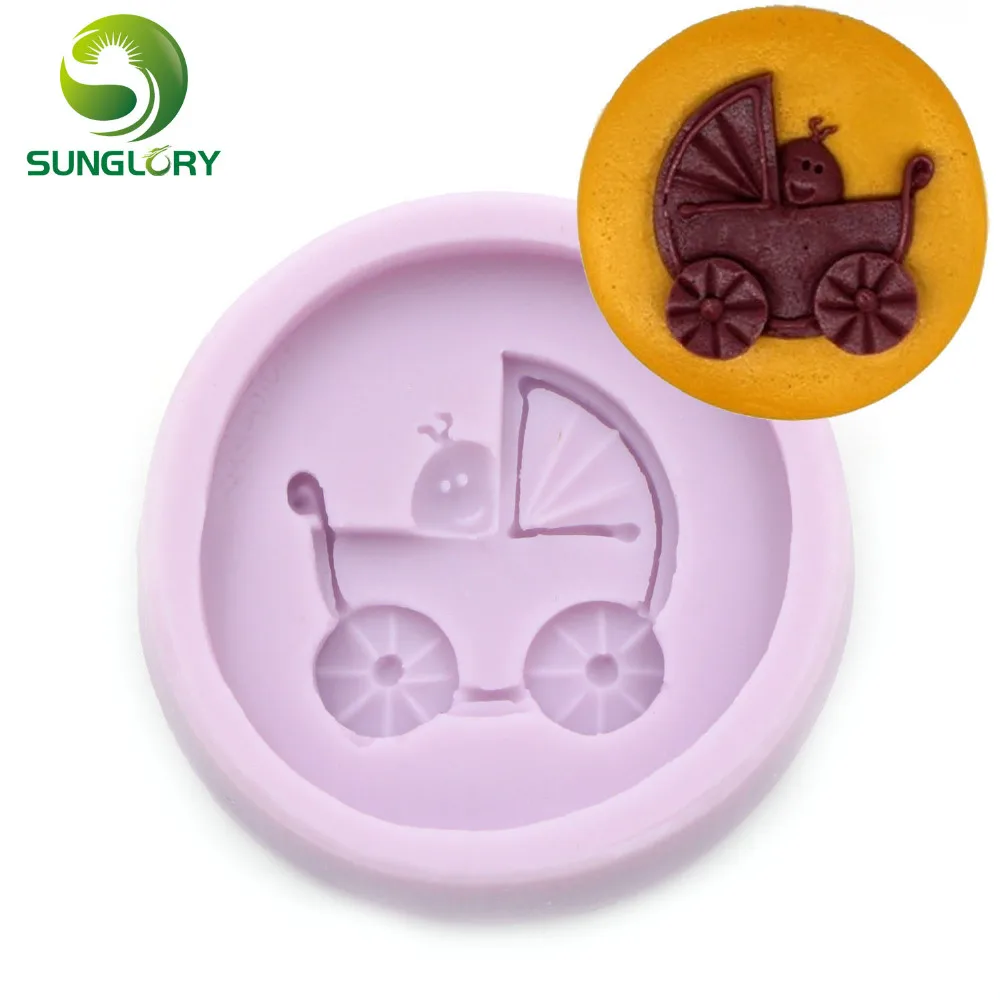 Baby Stroller Silicone Mold Ferramentas Bolo Cake Decorating Tools Fondant Decor Gum Paste 3D Moldes De Silicona Paste Americana
Baby Stroller Silicone Mold Ferramentas Bolo Cake Decorating Tools Fondant Decor Gum Paste 3D Moldes De Silicona Paste Americana