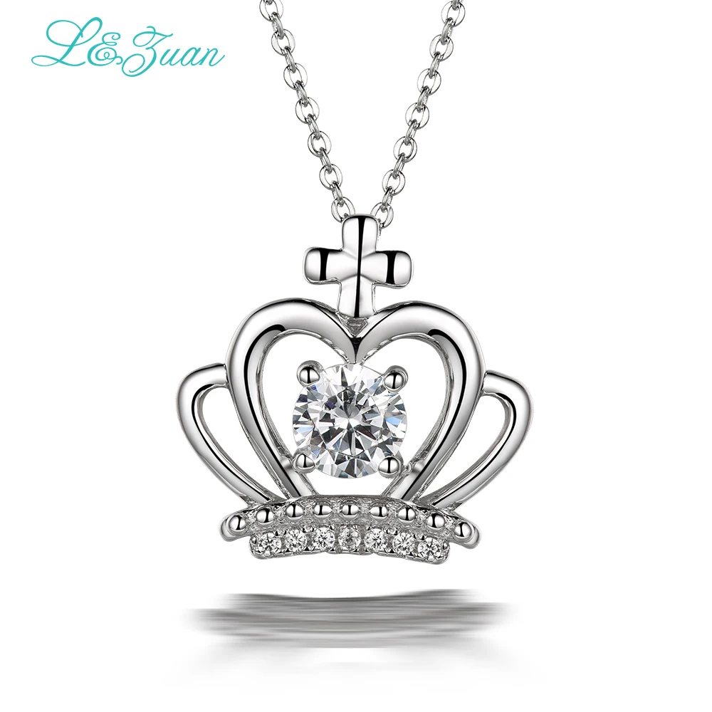 l&zuan 925 sterling silver 0.9ct Stone Japan original stone crown pendant necklace with silver chain princess gift for women
l&zuan 925 sterling silver 0.9ct Stone Japan original stone crown pendant necklace with silver chain princess gift for women