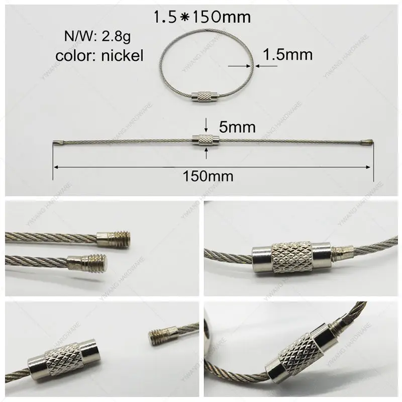 China factory direct 10/pcs The new multi-size stainless steel ring rope hanging bead wire
China factory direct 10/pcs The new multi-size stainless steel ring rope hanging bead wire
