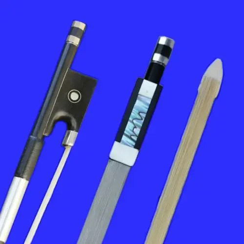 Wholesale 4 Pcs Strong Light Carbon Fiber 4/4 Violin Bow AAA Siberia White Horese Hair Bow Nickel Parts Fittings
Wholesale 4 Pcs Strong Light Carbon Fiber 4/4 Violin Bow AAA Siberia White Horese Hair Bow Nickel Parts Fittings