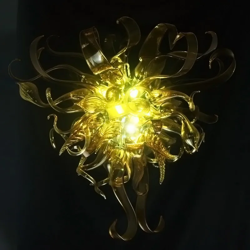 Free Shipping Yellow LED Pendant Light Flower Shape Hand Blown Murano Glass AC 110/120/220/240V
Free Shipping Yellow LED Pendant Light Flower Shape Hand Blown Murano Glass AC 110/120/220/240V