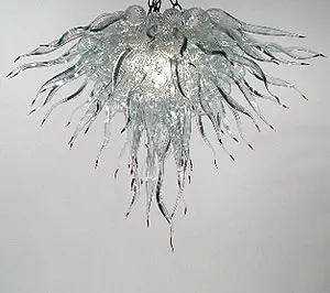 Free Shipping Beautiful Luxurious Flower Chandelier Hand Blown Murano Glass for Hotel
