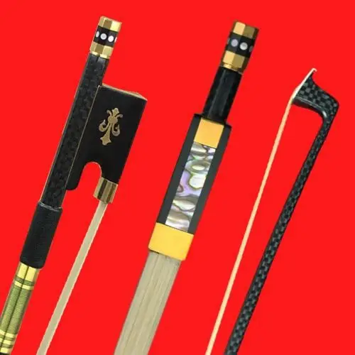 High Quality Professioanl New Light Carbon Fiber 4/4 Violin Bow Copper Parts Mongolia AAA White Horse Hair Horsetail
High Quality Professioanl New Light Carbon Fiber 4/4 Violin Bow Copper Parts Mongolia AAA White Horse Hair Horsetail