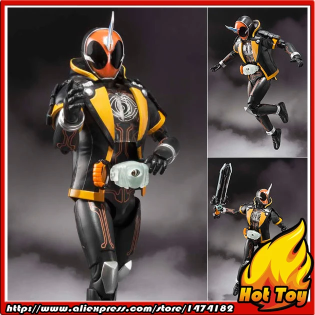 100% Оригинальный BANDAI Tamashii Наций S.H.Figuarts (SHF) фигурку Kamen Rider Ghost Ore Damashii из "Kamen