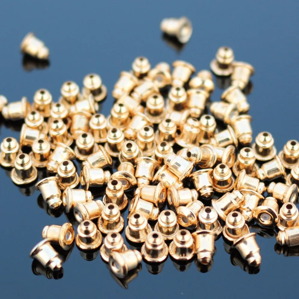 100pcs/Lot Jewelry Accessories Bullet Stoppers Alloy Ear Plugging Blocked Earring Back DIY
100pcs/Lot Jewelry Accessories Bullet Stoppers Alloy Ear Plugging Blocked Earring Back DIY