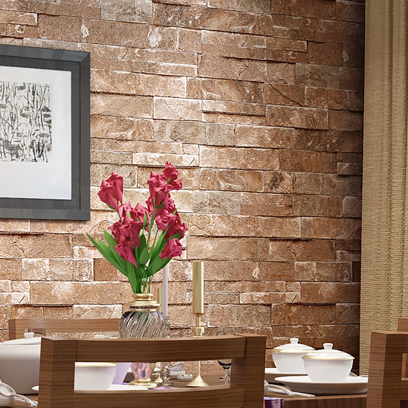 3D Vintage Design Brick Wallpaper Wall Covering Wall Paper For Living Room Dinning Room Store Background
3D Vintage Design Brick Wallpaper Wall Covering Wall Paper For Living Room Dinning Room Store Background