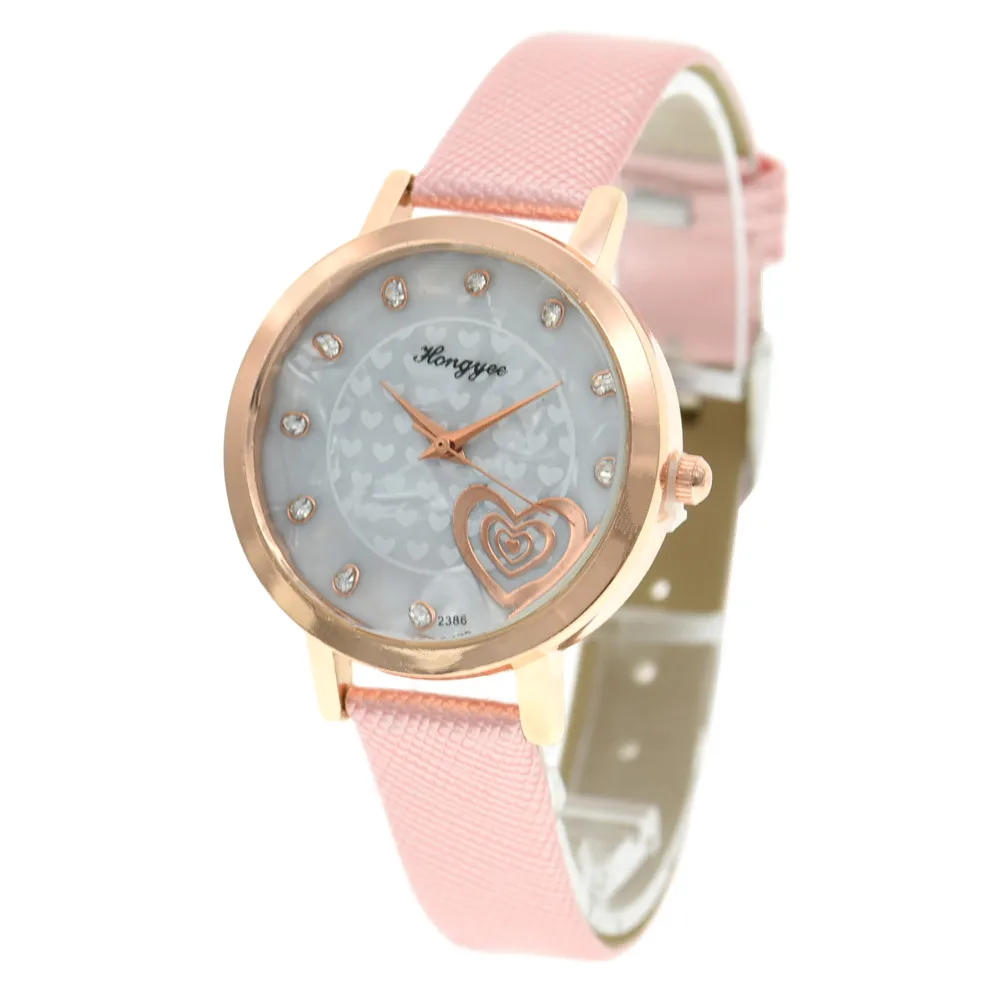 HY 2386 Wholesale Top Women's Watch Heart Shape Rhinestone Patterned Lady Watches Hot Creative Analog Lady Dress Wristwatch
HY 2386 Wholesale Top Women's Watch Heart Shape Rhinestone Patterned Lady Watches Hot Creative Analog Lady Dress Wristwatch
