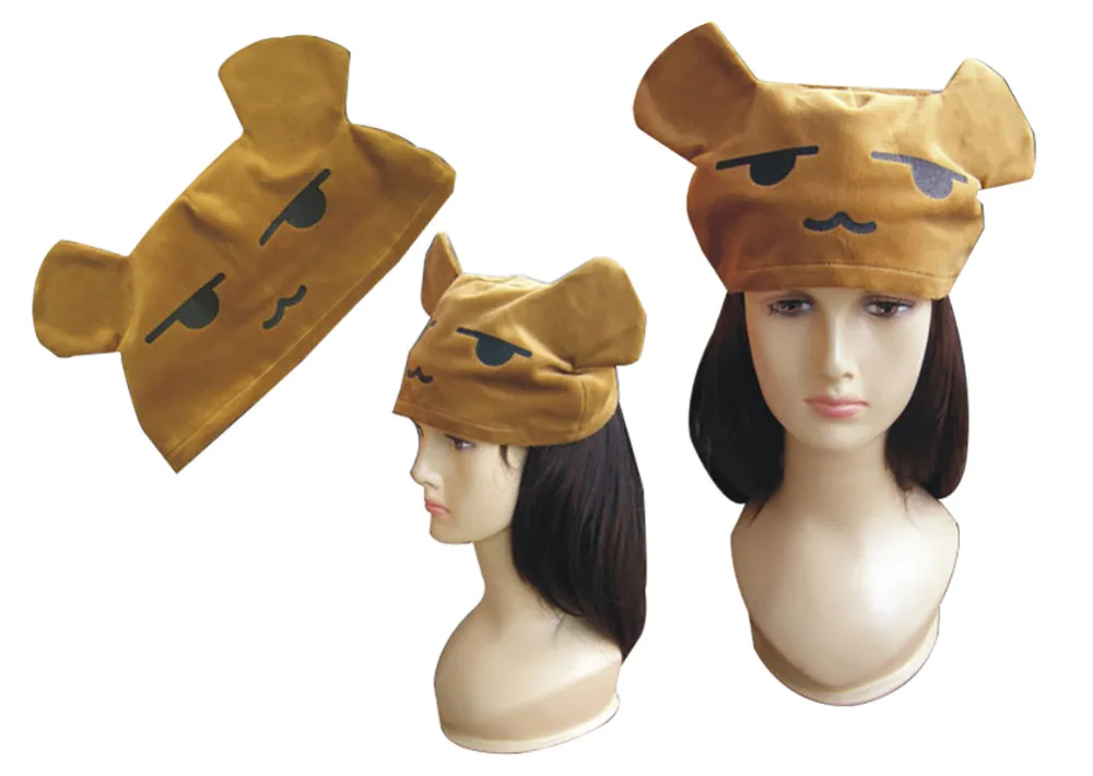 Фото Ouran хост клуб средней школы аксессуары для косплея плюшевая шапка с медведем|hat