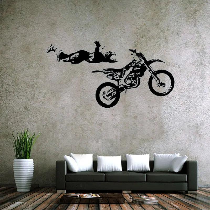Sports Theme Wall Decals MOTO Style Extreme Racing Cool And Stunt Motorcycle Racer Sticker For Livingroom Home And Office Decor
Sports Theme Wall Decals MOTO Style Extreme Racing Cool And Stunt Motorcycle Racer Sticker For Livingroom Home And Office Decor