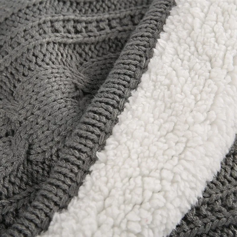 New Fleece knitted blanket soft warm handmade crochet portable blankets for bed sofa Travel Winter Autumn 120*180cm home textile
New Fleece knitted blanket soft warm handmade crochet portable blankets for bed sofa Travel Winter Autumn 120*180cm home textile