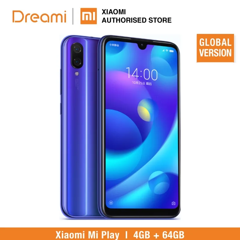 Глобальная версия Xiaomi Mi Play 64 Гб rom 4 ram LTE (официальная rom) | Мобильные телефоны и