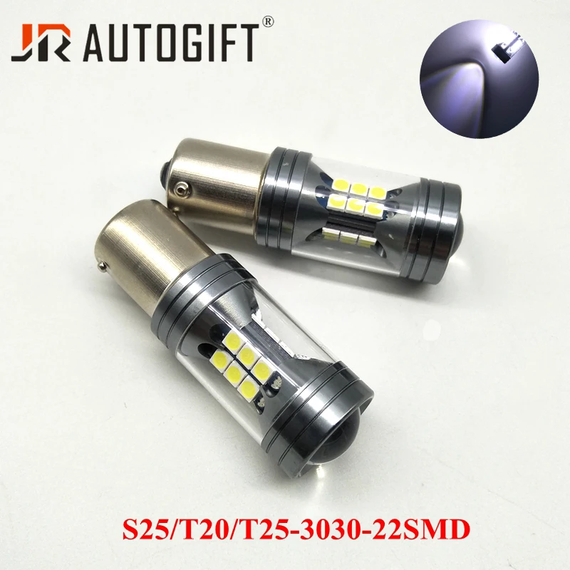 10PCS Car-styling 12V-24V Turnning Light S25 1157/1156 T20 7440/7443 BA15S P21W 3030LED 22 SMD Reversing Lamp Brake Auto Bulb
10PCS Car-styling 12V-24V Turnning Light S25 1157/1156 T20 7440/7443 BA15S P21W 3030LED 22 SMD Reversing Lamp Brake Auto Bulb