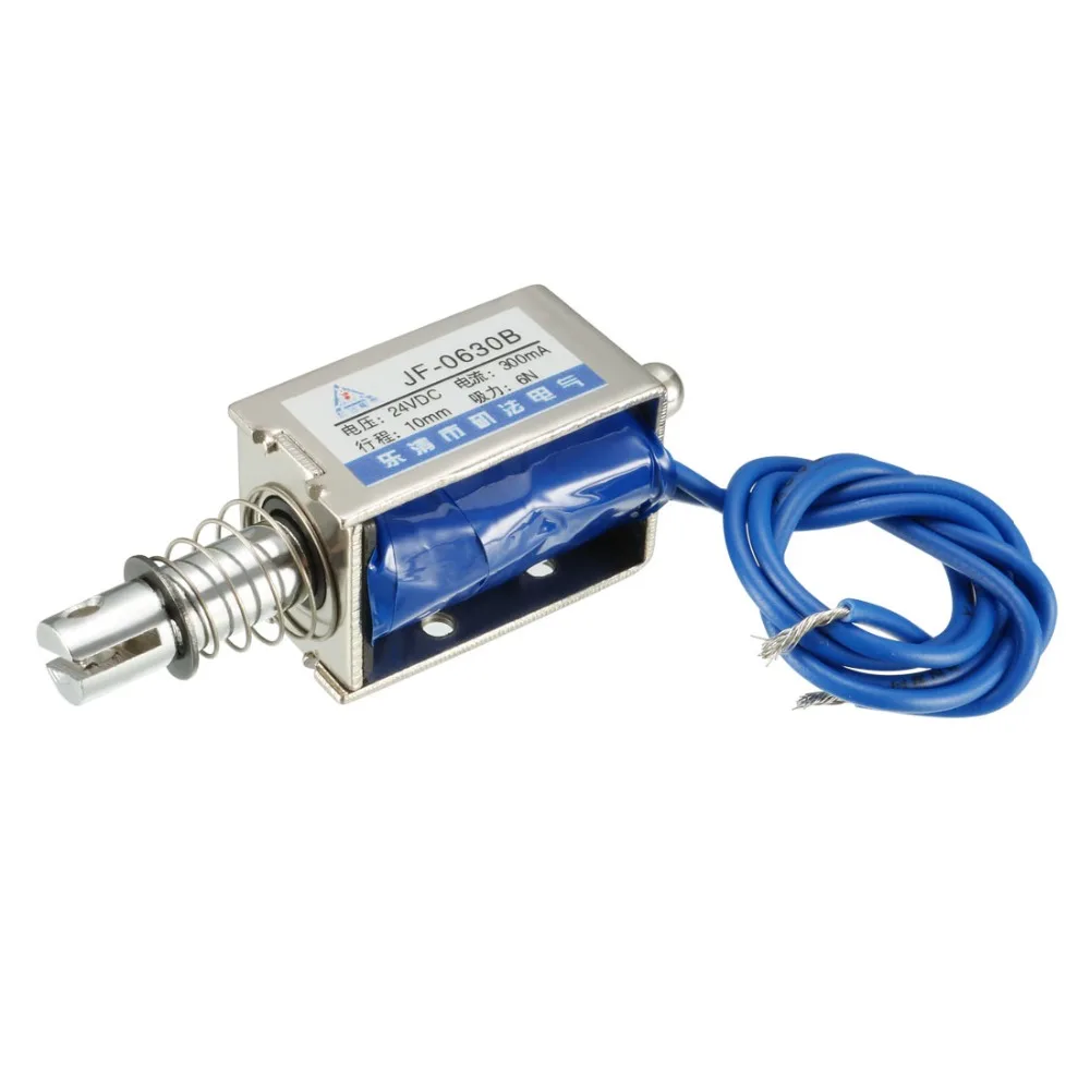 UXCELL 1PCS Solenoid Electromagnet DC 12/24V 300mA 3.6/7.2W 4/6N 10mm Pull Push Type Linear Motion Solenoid Electromagnet
UXCELL 1PCS Solenoid Electromagnet DC 12/24V 300mA 3.6/7.2W 4/6N 10mm Pull Push Type Linear Motion Solenoid Electromagnet