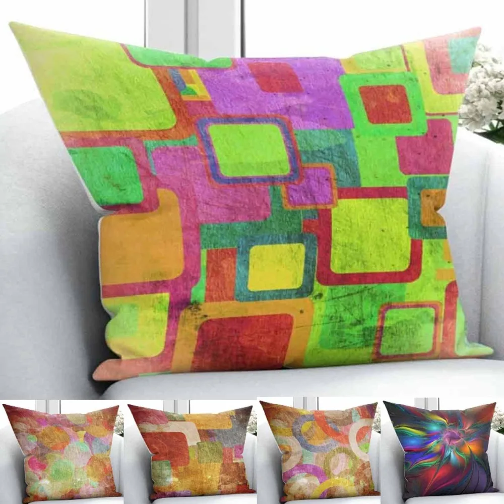 Else Colored Geometric Abstract Retro Home Decor 3D Print Throw Pillow Case Covers Square Pillow case Hidden Zipper 45x45cm
Else Colored Geometric Abstract Retro Home Decor 3D Print Throw Pillow Case Covers Square Pillow case Hidden Zipper 45x45cm