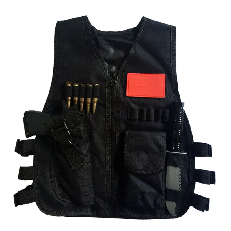 Army Tactical Vest Kids Military Adjustable Multi-pockets Outdoor Vests Child MOLLE CS Game Airsoft Paintball Sleeveless Jackets
Army Tactical Vest Kids Military Adjustable Multi-pockets Outdoor Vests Child MOLLE CS Game Airsoft Paintball Sleeveless Jackets